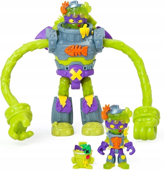 SUPER ZINGS THINGS SUPERTHINGS SUPERBOT TRASHER POWER ARMS TRASHER 25109