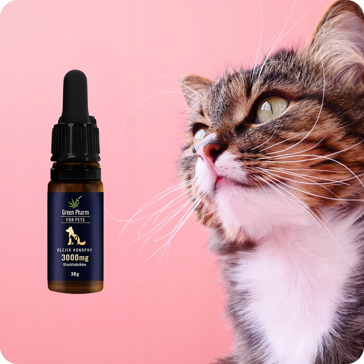Olejek Konopny CBD 10% | Dla PSA 3000mg 33ml | Weterynaryjny | Bez THC