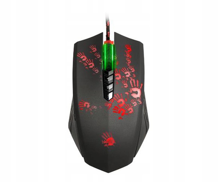 Myszka przewodowa A4Tech Bloody Blazing A60 dla graczy LED USB