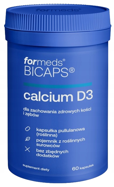 ForMeds BICAPS CALCIUM D3 - Dla Zachowania Zdrowych Kości i Zębów Wapń
