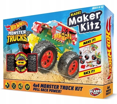 *****HW BLADEZ Maker Monster Truck 2-pak BTHW-M04t, BLADEZ, 175595.