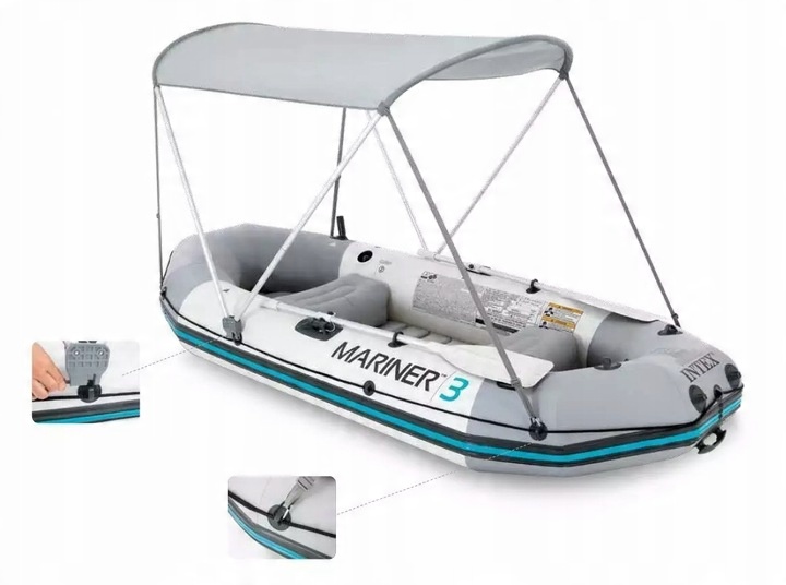 Baldachim Zadaszenie Obudowa Daszek Bimini Top do Pontonu Intex 68600