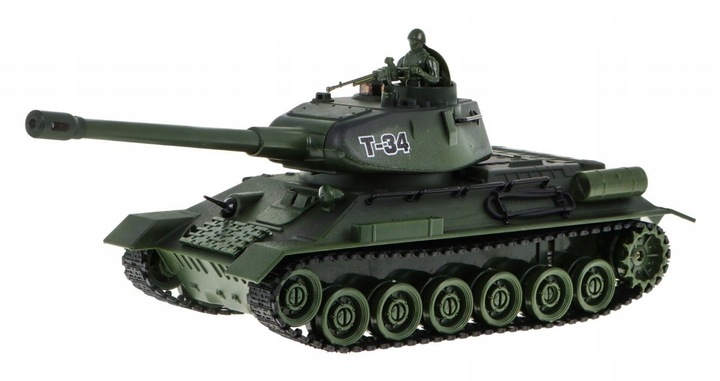 CZOŁGI ZDALNIE STEROWANE RC BITWA CZOŁGÓW Tiger Vs T-34 1:28 MODEL RC