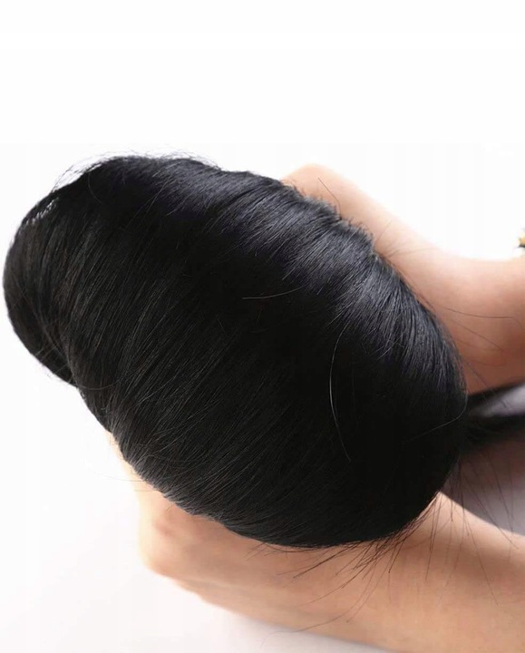 DOCZEPIANE WŁOSY Clip In Jak Naturalne Dopinki Proste Długie 6 Taśm 60 cm