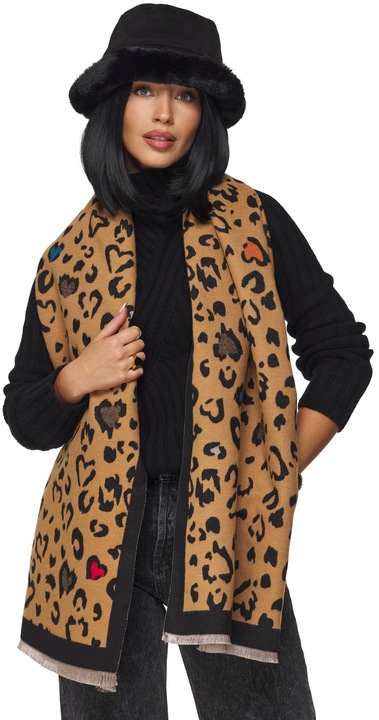 CZAPKA DAMSKA zimowa ciepła z futrem futrzana eko zamsz bucket czarna