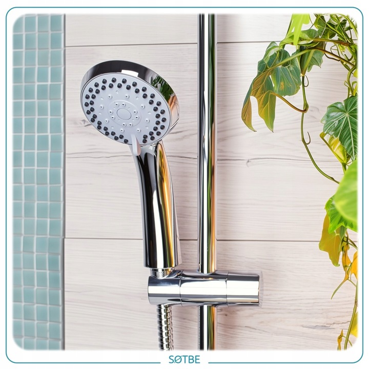 Słuchawka 5 funkcji do wanny prysznica delikatna SOTBE TVA LARK-SOHE-2