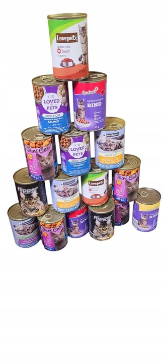 Mokra karma dla kota mix smaków 24 puszki x 415g