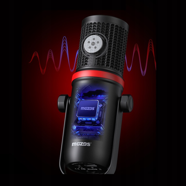 MOZOS MKIT-GX MIKROFON DO KOMPUTERA USB GAMINGOWY POJEMNOŚCIOWY