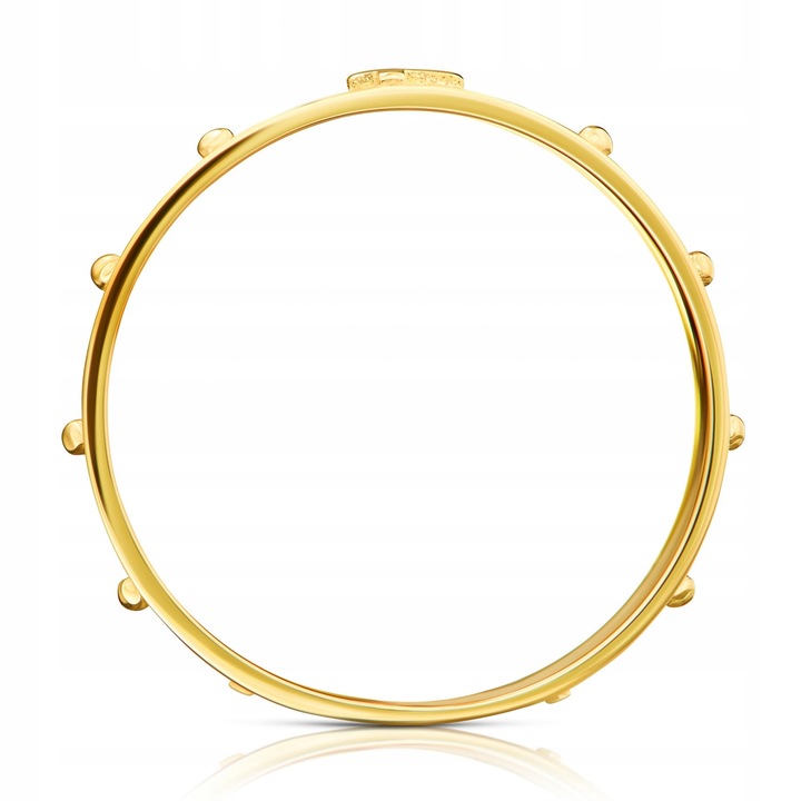 ZŁOTY RÓŻANIEC NA PALEC 585