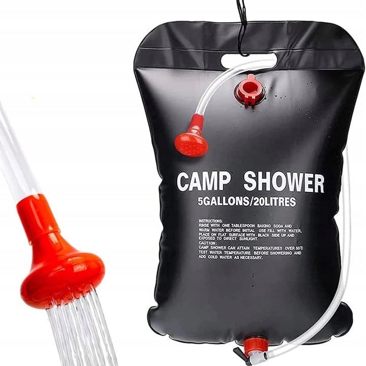 PRYSZNIC KEMPINGOWY TURYSTYCZNY SOLARNY POLOWY 20L