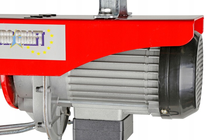 WYCIĄGARKA ELEKTRYCZNA WCIĄGARKA 800KG 2000W LINOW SUWNICA STEROWANA HJ207