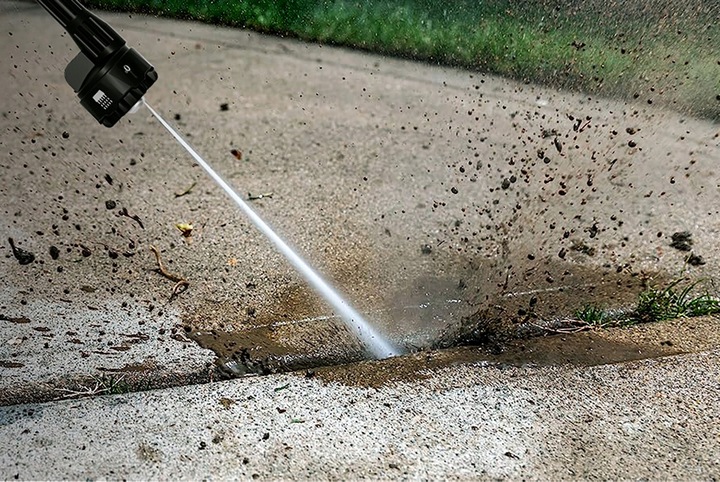 MYJKA CIŚNIENIOWA AKUMULATOROWA BEZPRZEWODOWA 4Ah 21V 400W ZESTAW XXL IMOUM