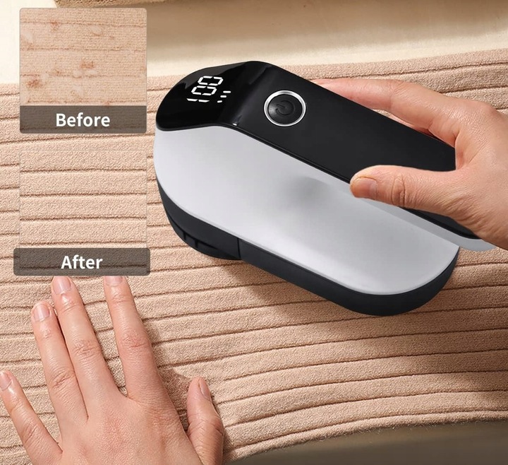 NOWOCZESNA GOLARKA MASZYNKA DO UBRAŃ SWETRÓW KANAPY TAPICERKI 6 OSTRZY DUŻA