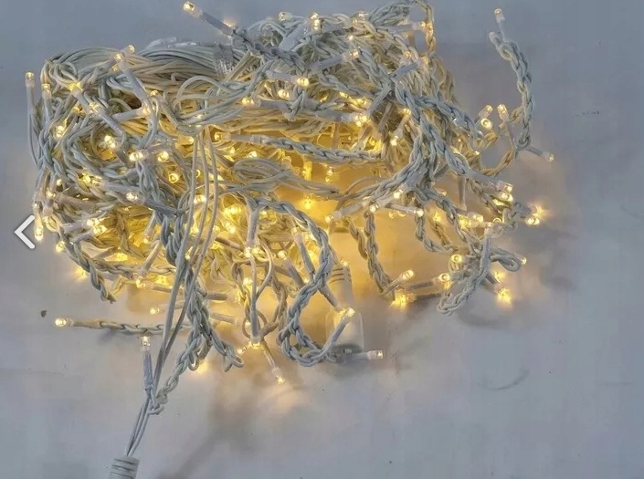 SOPLE FLASH 300 LED ZEWNĘTRZNE BIAŁE CIEPŁE lampki z zimnym Flashem