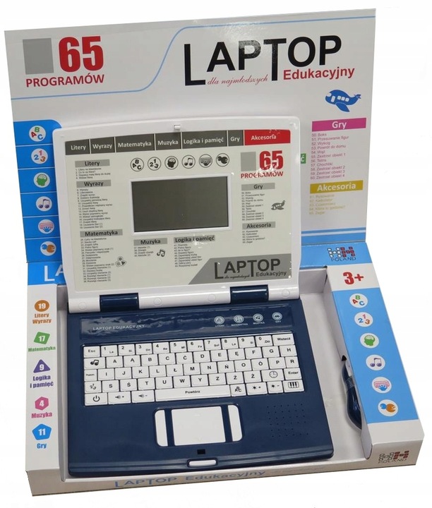 KOMPUTER LAPTOP 65 PROGRAMÓW 20189