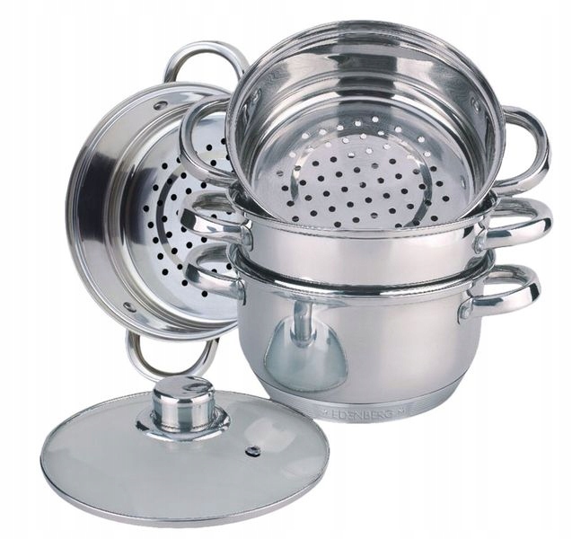 Garnki do Gotowania na Parze Parowar 5elm 3L. 20cm