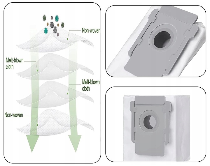SZCZOTKI WAŁKI FILTRY WORKI do iRobot Roomba E I J i3+ i4+ i5+ i6+ i7+ j7+