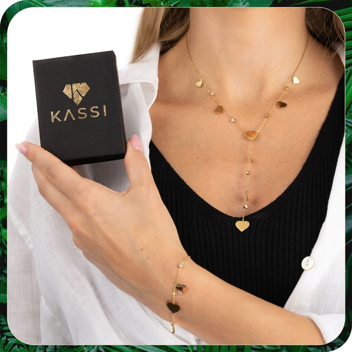 Pozłacane Kolczyki Damskie Liść Ginkgo ze Stali Chirurgicznej