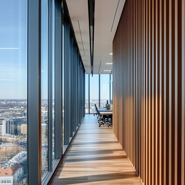 LAMELE ŚCIENNE NA FILCU 46x275 AKUSTYCZNE DĄB NATURALNY WOTAN SONOMA CRAFT