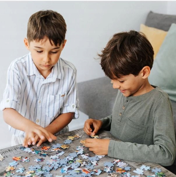 Puzzle PSI PATROL Psie Sprawy Niezależne Układanki 4w1 Duże Obrazki 4+