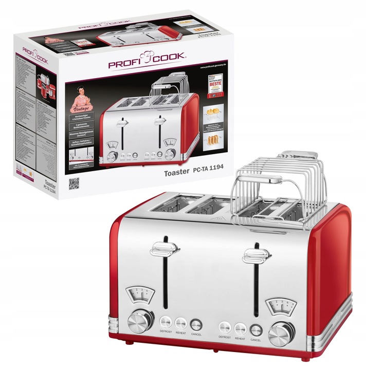 TOSTER OPIEKACZ DO 4 KANAPEK TOSTÓW SANDWICH Profi