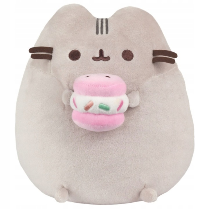 MASKOTKA PUSHEEN DLA DZIECKA Z KANAPKĄ LODOWĄ 24cm PLUSZOWA PRZYTULANKA