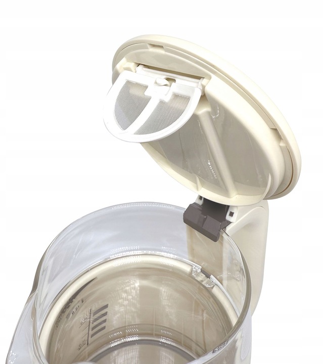 Czajnik elektryczny szklany LED 1L programy temperatury Panel Dotykowy LED