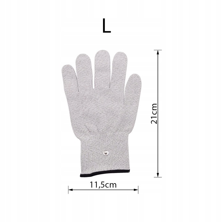 RĘKAWICZKI ELEKTRODY TENS EMS ELEKTROSTYMULATOR L