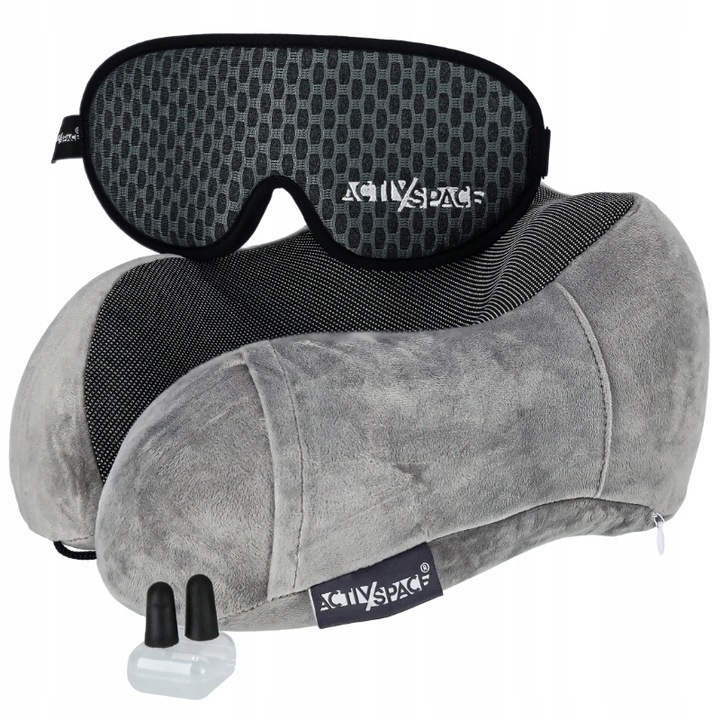 PODUSZKA PODRÓŻNA TURYSTYCZNA ROGAL NA SZYJĘ ZAGŁÓWEK DO SAMOCHODU + OPASKA