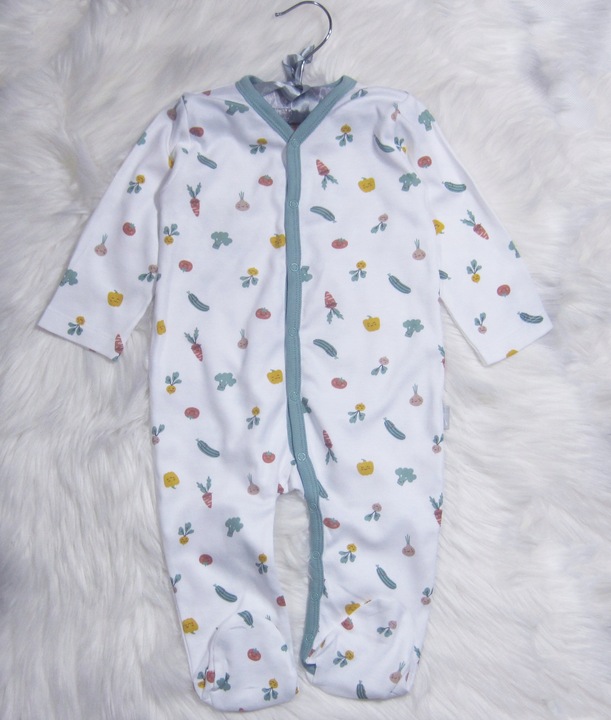 Bawełniany Pajac Pajacyk Śpioch BIO Bawełna Organiczna DDF 13 * 68/74