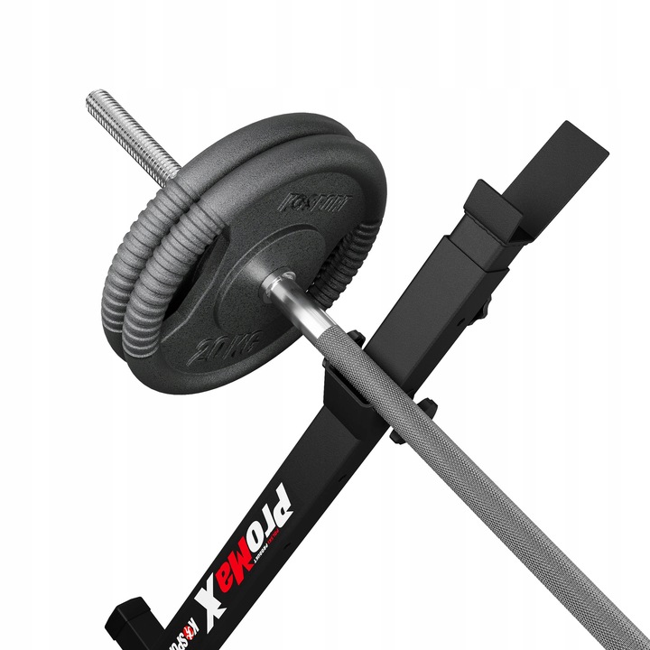 Zestaw kulturystyczny Ławka regulowana składana + Stojaki Do Wyciskania