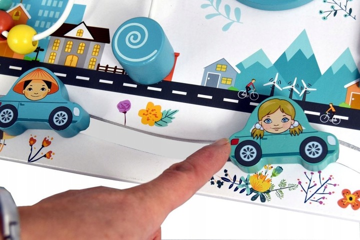 ADAM TOYS SENSORYCZNA TABLICA MANIPULACYJNA Dla Malucha Adam Toys