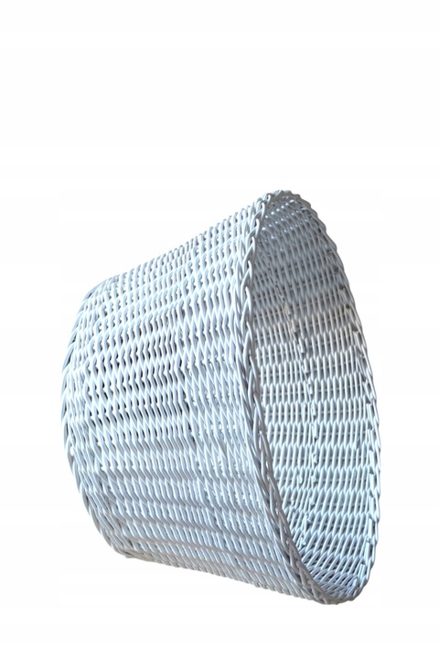 OSŁONA NA STOJAK POD CHIONKĘ WIKLINOWA FI 80 cm , KOSZ POD CHOINKĘ BIAŁY