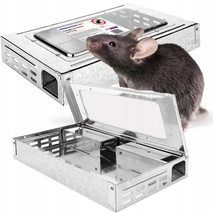 Pułapka Na Myszy Szczury Gryzonie Łapka Żywołapka Myszołapka Humanitarna