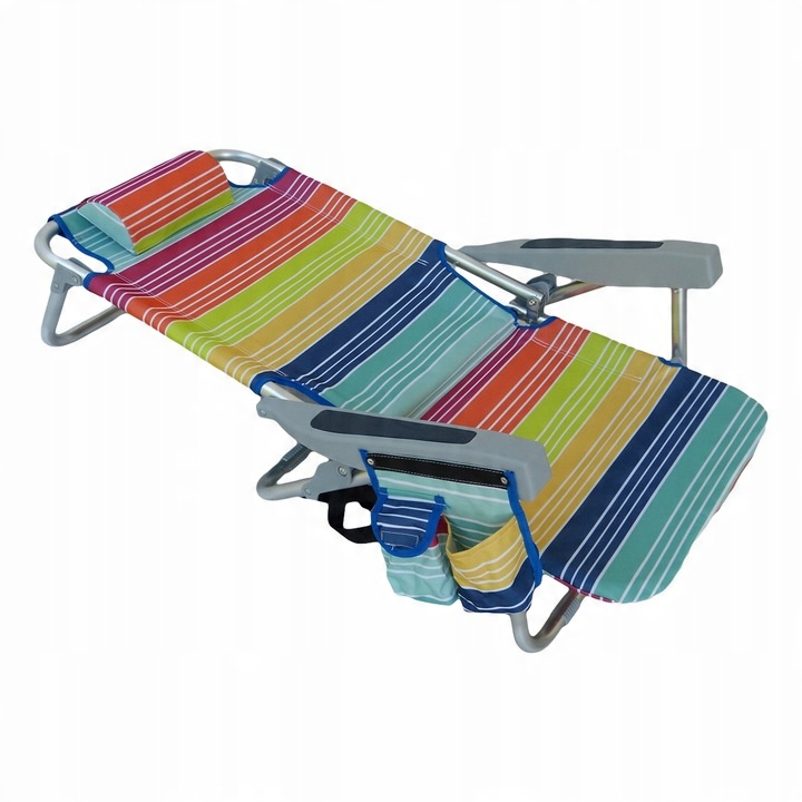 leżak MULTICOLOR plażowy, ALUMINIUM, ogrodowy.