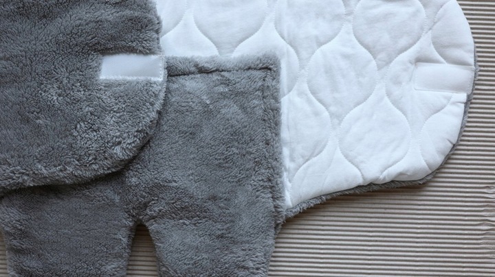 Śpiworek otulacz Petit Ours szary 0-6 miesięcy