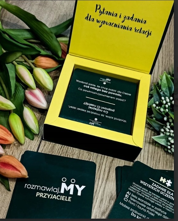 Gra Rozmawiaj.My PRZYJACIELE- idealny prezent! Gra 90 PYTAŃ + ZADANIA!