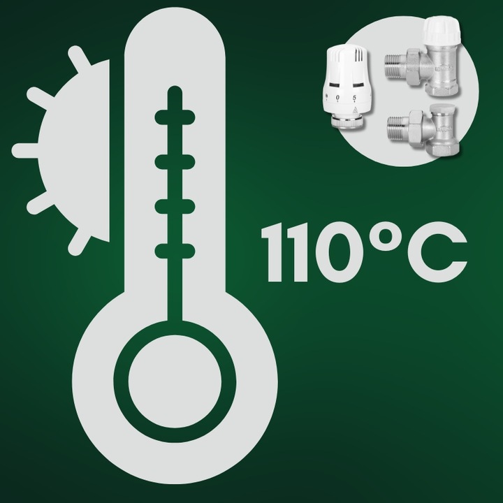 ZESTAW TERMOSTATYCZNY KĄTOWY Z NASTAWĄ WSTĘPNĄ ZAWÓR ZASILAJĄCY POWROTNY