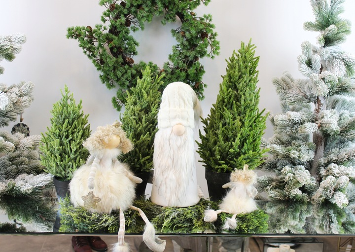 Wianek świąteczny wieniec stroik na stół drzwi Ø30 DEcodomi