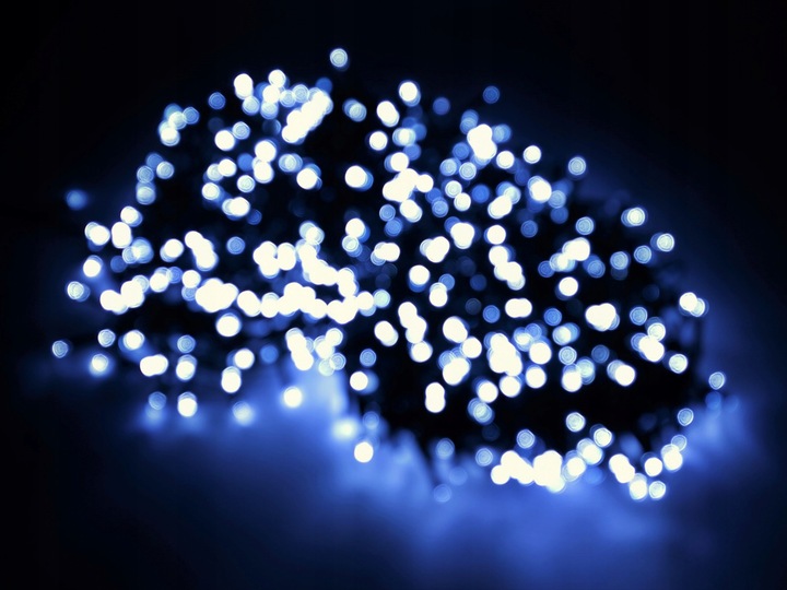 LAMPKI CHOINKOWE 800 LED TIMER ATEST ZEWNĘTRZNE NA CHOINKĘ CHOINKA BIAŁE