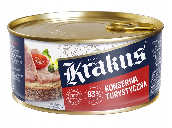 KONSERWA TURYSTYCZNA KRAKUS SZYNKA PUSZKA 6x 300g