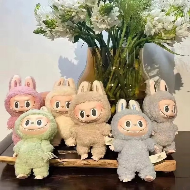 Figurka Labubu doll Pop Mart lalka The Monster Exciting Macarons Vinyl Face