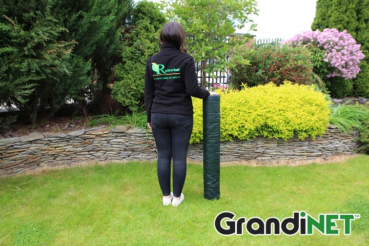 Siatka 1,2x50m Cieniówka Balkonowa Osłona Na Płot Tunel Szklarnię Kwiaty