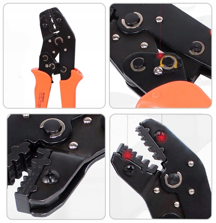 ZESTAW XXL KONEKTRÓW IZOLOWANYCH + ZACISKARKA