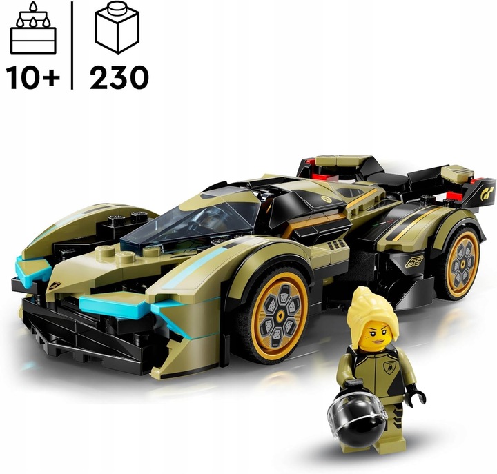 LEGO SPEED Champions Luksusowe Lamborghini Lambo V12 Vision GT 76923 torba