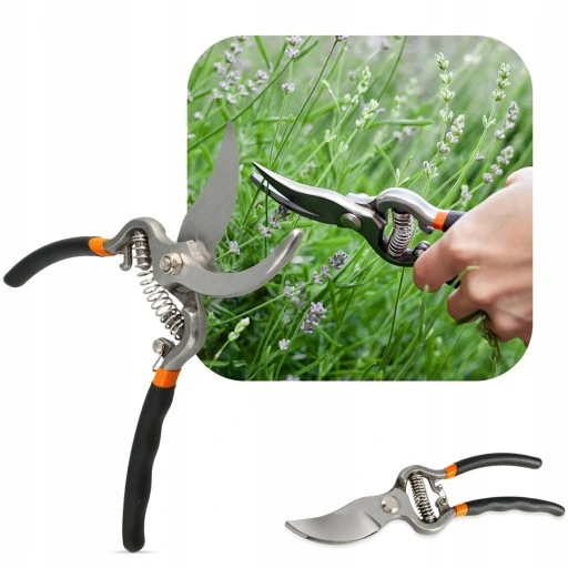SEKATOR NOŻYCOWY OGRODOWY RĘCZNY DO GAŁĘZI KWIATÓW KRZEWÓW PĘDÓW MOCNY