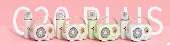 MIKROFON BEZPRZEWODOWY KARAOKE GŁOŚNIK BLUETOOTH RETRO DLA DZIECI PREZENT