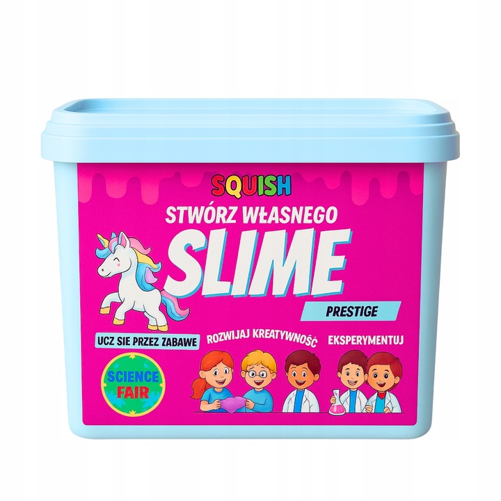 ZESTAW SLIME MEGA DO ROBIENIA SLIME GLUTKÓW NA PREZENT DZIEŃ DZIECKA