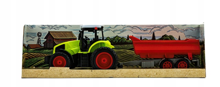 ZDALNIE STEROWANY TRAKTOR Z WYWROTKĄ ZABAWKA DLA DZIECI PREZENT AKUMULATOR
