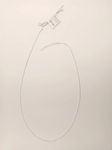 ŁAŃCUSZEK SREBRNY LISI OGON KRĘCONY 50 CM 1,9 mm